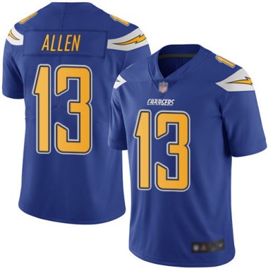 Los Angeles Chargers NFL Football Keenan Allen Electric Blue Jersey Men Limited 13 Rush Vapor Untouchable